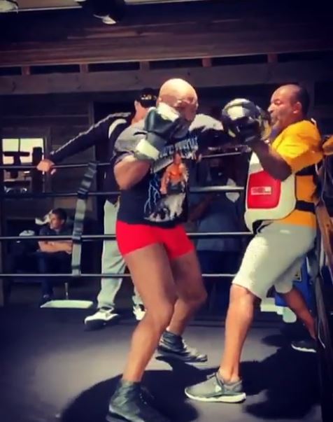 Iron Mike trains with Brazilian trainer Rafael Cordeiro