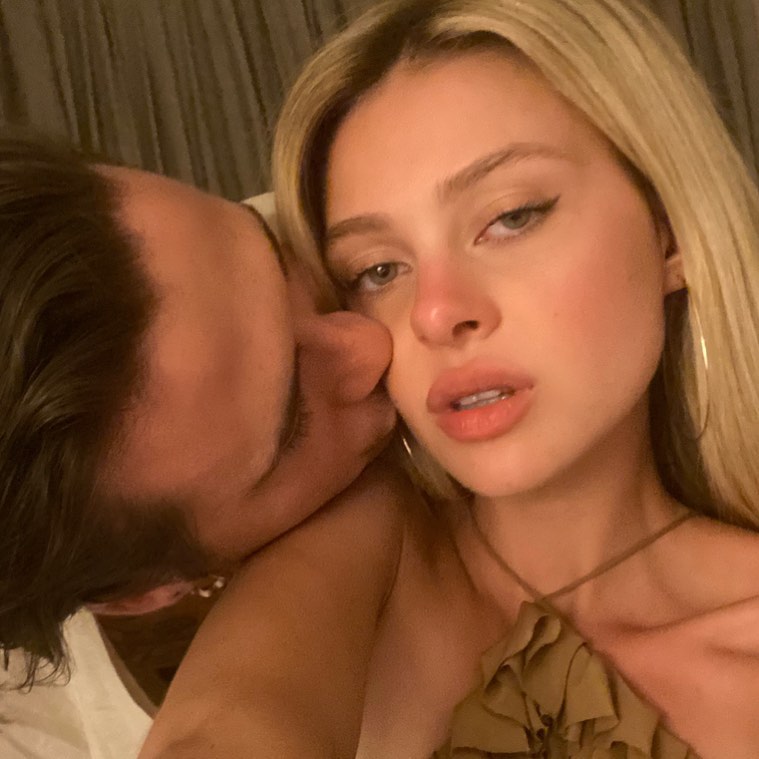 Fans are convinced the quirky inking depicts the eyes of fiancee Nicola Peltz