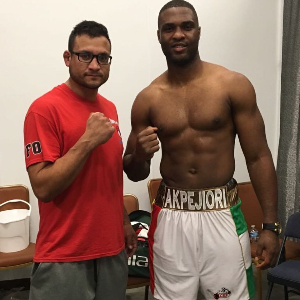 Unbeaten heavyweight prospect Raphael Akpejiori trains with the Bronze Bomber and says the star is in ‘superhuman’ shape