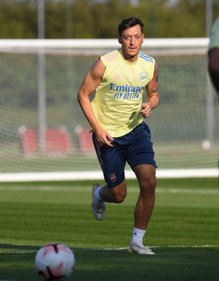 Arsenal playmaker Mesut Ozil is yet to feature for the club since March