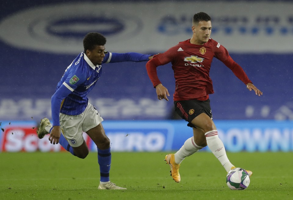 Dalot, who featured in United's Carabao Cup win against Brighton, has made just 25 starts since joining the club 