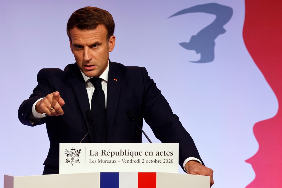 Macron today described Islam as 'a religion that is in crisis all over the world'