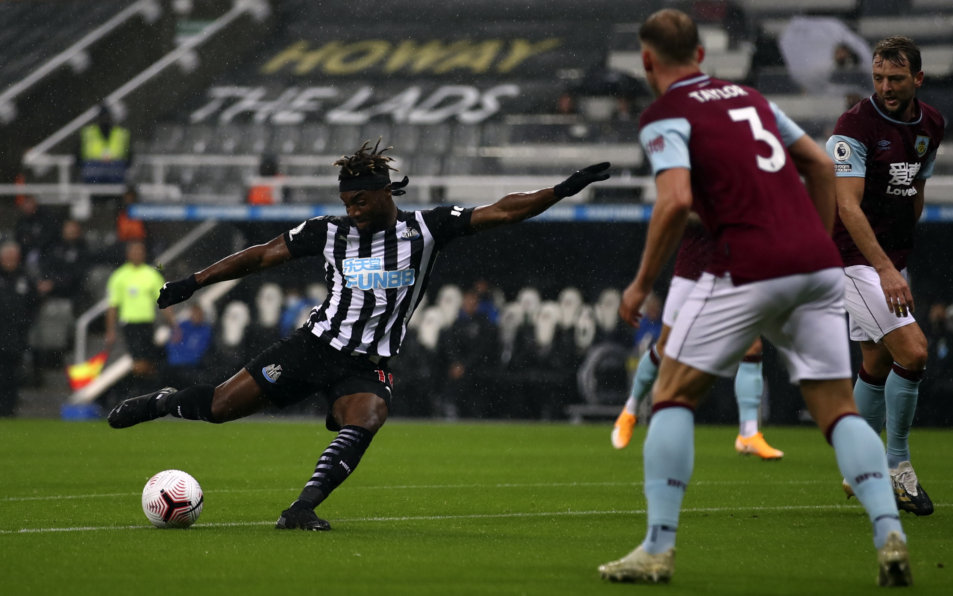 Allan Saint-Maximin scored for Newcastle after 14 minutes against Burnley