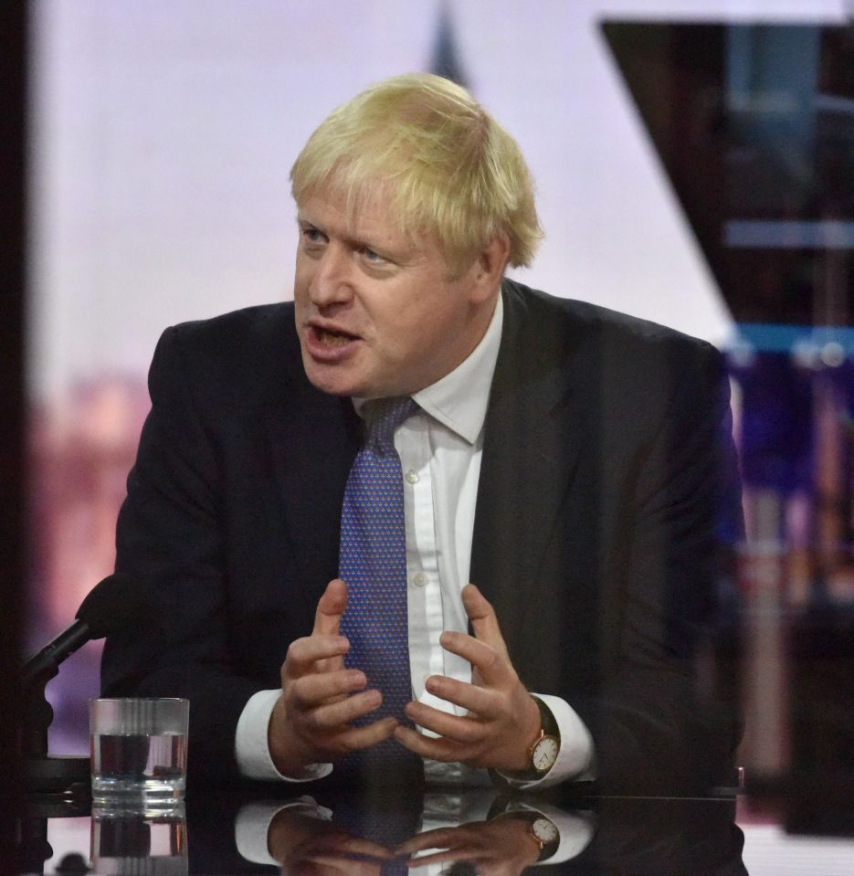 Boris was statesmanlike, tie straight, cool as a cucumber as he faced Andrew Marr’s barrage of questions