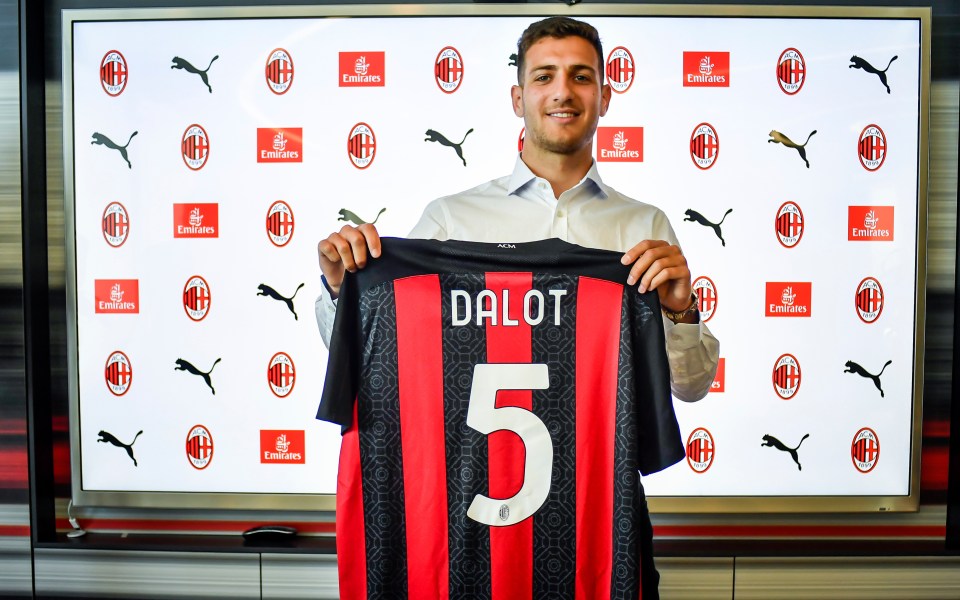 Dalot moved to Italy on loan earlier this month, but AC Milan may want to make the move permanent. 