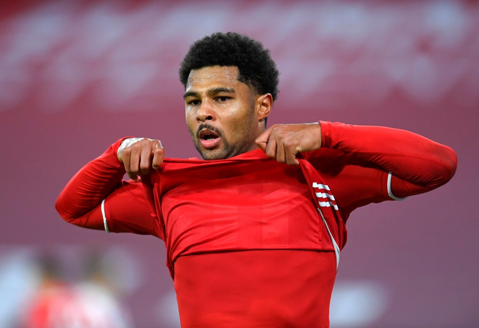 Serge Gnabry has tested positive for Covid-19 a little over 24 hours before Bayern’s first Champions League game