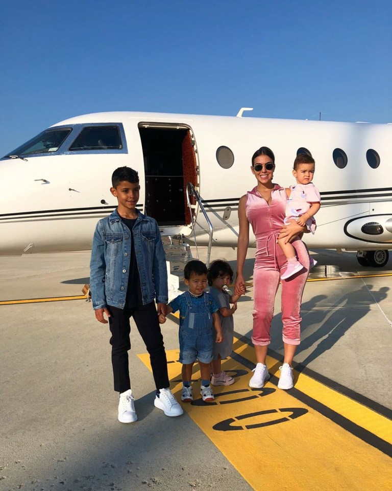 Georgina, 26, is mother to Ronaldo's two-year-old daughter Alana and step-mum to his three other kids, Cristiano Jr, ten, and twins Eva and Mateo, three