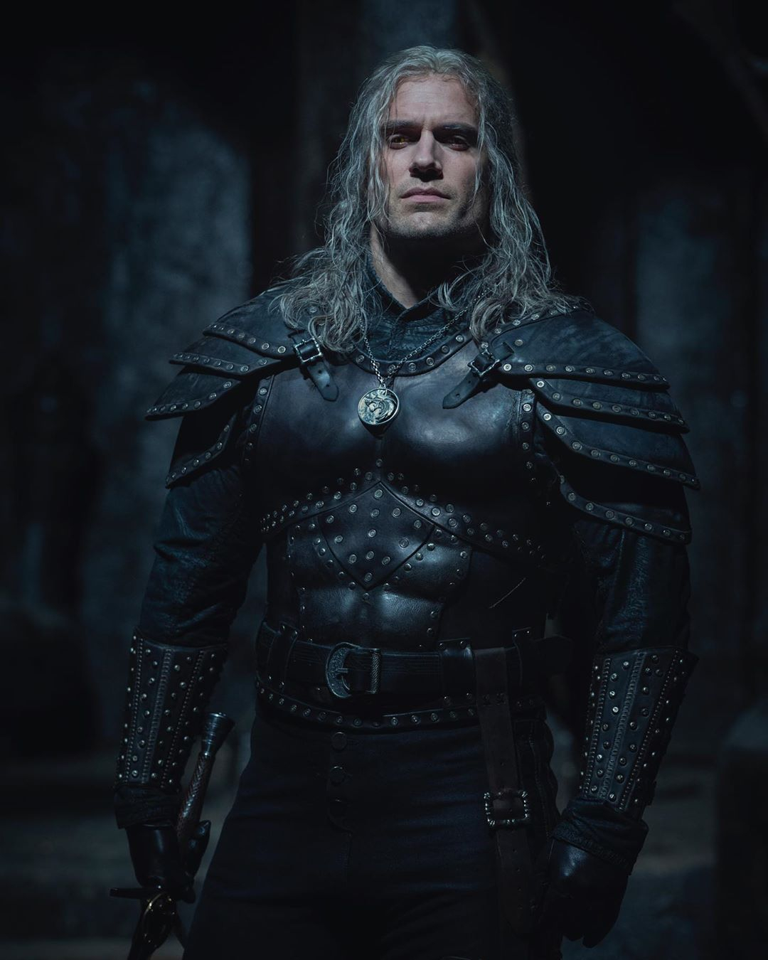 Geralt of Rivia is played be Henry Cavill