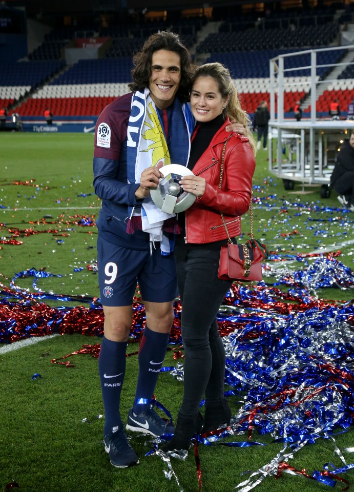 Edinson Cavani considered quitting football when his girlfriend Jocelyn Burgardt caught coronavirus