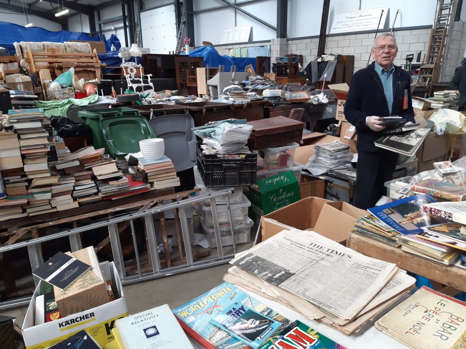 Eighteen members of staff of Unique Auctions in Lincoln have been sorting through the collection