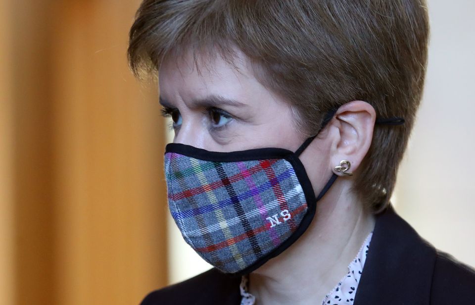 Nicola Sturgeon announced new restrictions yesterday to curb the spread of the virus in Scotland