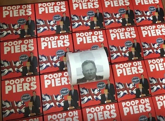 Toilet roll with Piers' face on it is apparently 'selling like hotcakes'