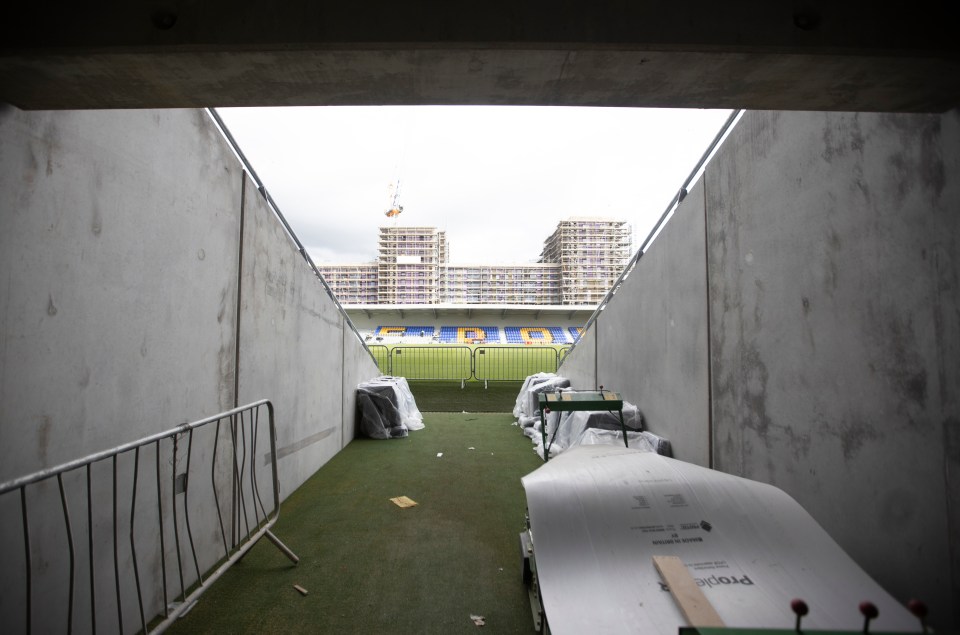 The £32million ground boasts an initial capacity of 9,300