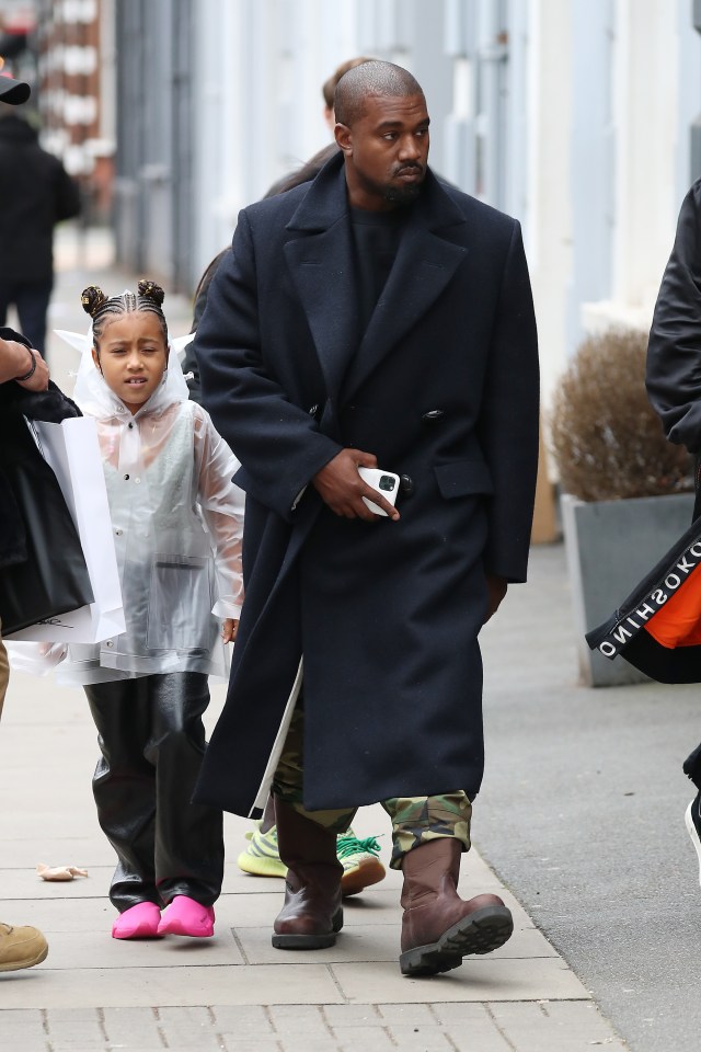 Kanye and North stroll in London, despite fans questioning whether he was breaking strict quarantine rules after just flying in from the US