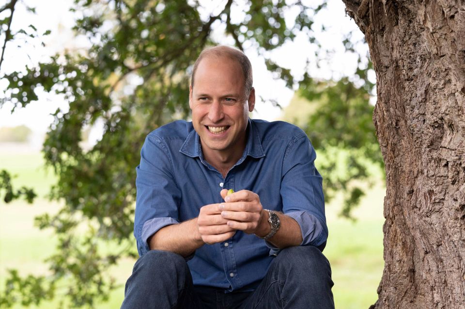 Prince William filmed his TED Talk on the future of the planet under its canopy