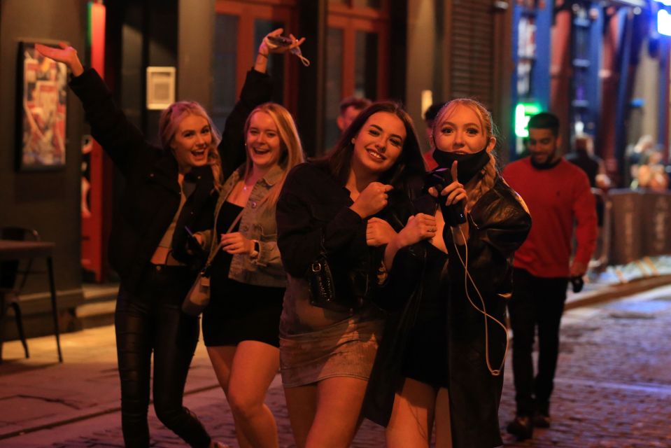 Brits hit the streets of Liverpool, with pubs in the city set to close on Wednesday