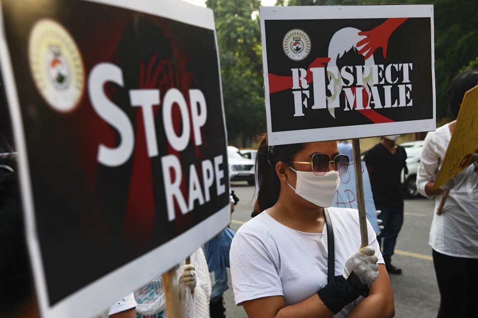 People have taken to the street in India to protest against rape