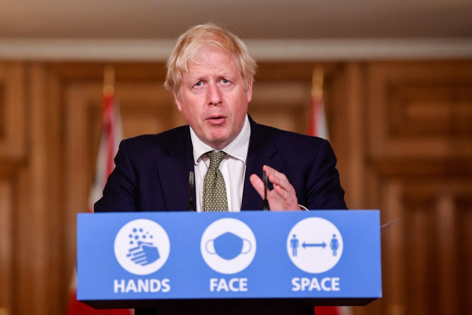 Boris Johnson urged Brits to come together in the fight against coronavirus