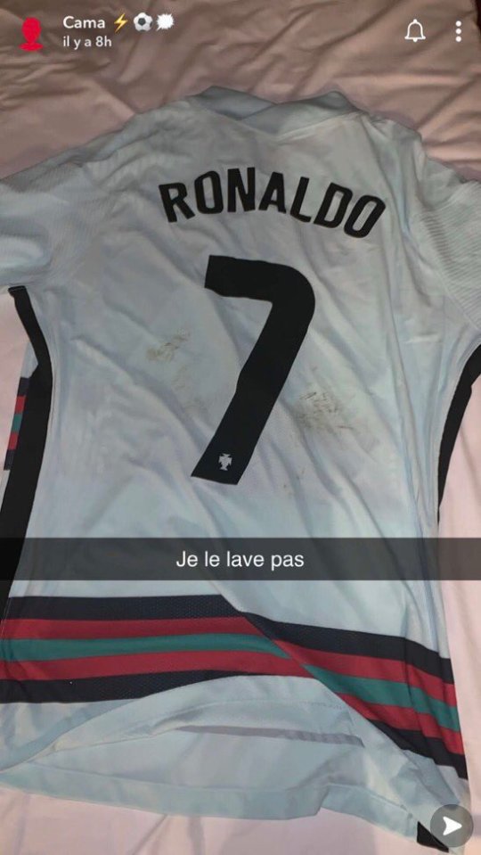 Eduardo Camavinga promised not wash Cristiano Ronaldo's game-worn shirt before leaning he had contracted coronavirus