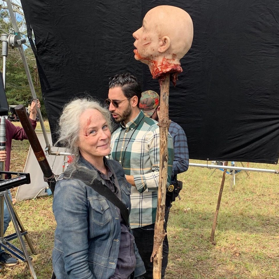 Carol is played by former casting agent Melissa McBride