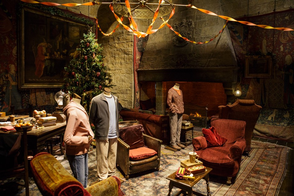 The Gryffindor common rooms won't escape a Christmas makeover