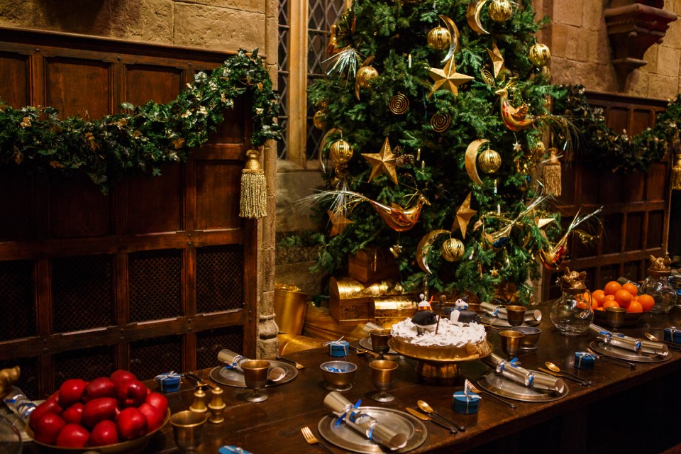 Christmas trees and decorations will also be found across the Great Hall