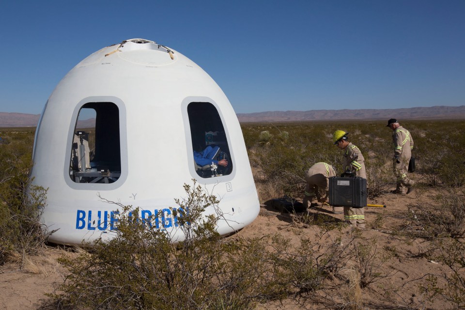 One day astronauts will sit in the tip of the rocket