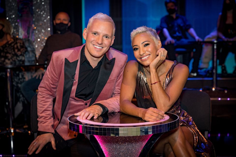 Strictly fans were in hysterics due to Jamie Laing and Karen Hauer's matching hairdos