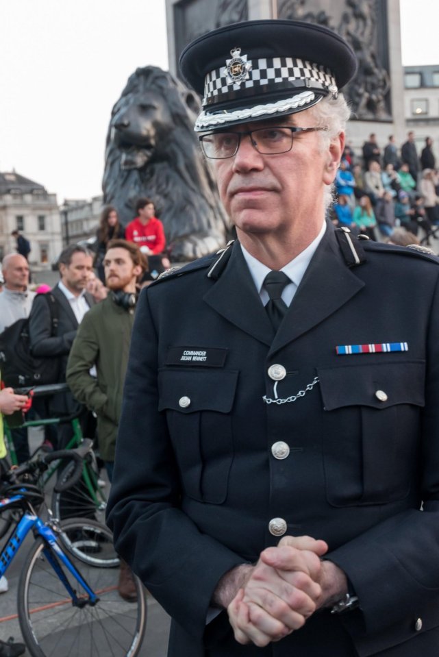 Scotland Yard Commander Julian Bennett said he uses cannabis for medical reasons