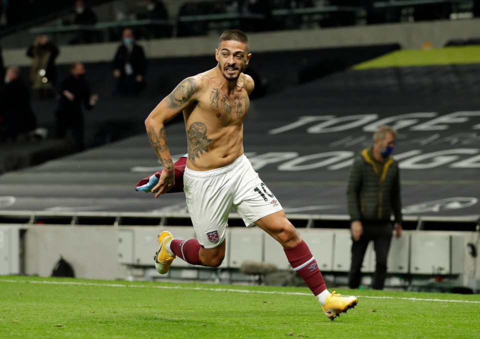 Manuel Lanzini completed a remarkable comeback with a 94th-minute pearl