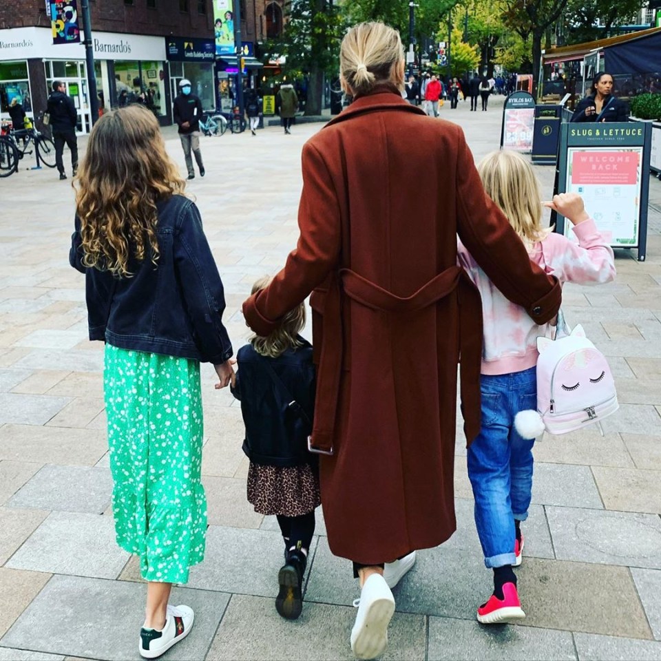 Matt posted this rare insight into their family life