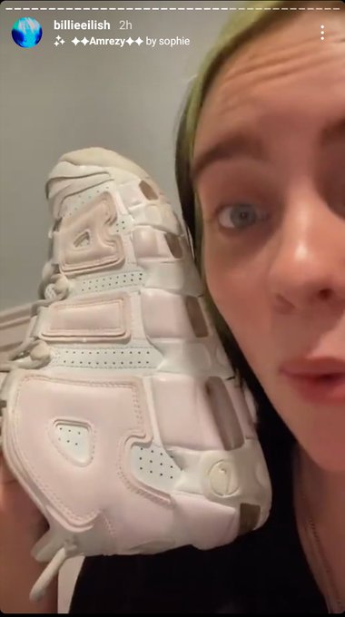 Billie herself was shocked with people who couldn’t see the true colour of her shoes