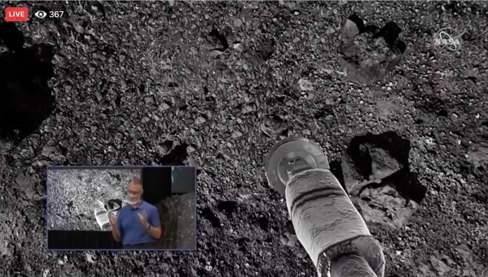 The spacecraft's landing was captured on a live stream, with NASA scientists explaining each step of the process