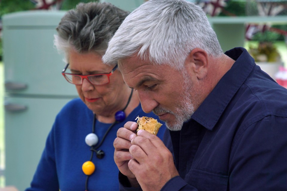 Paul Hollywood didn't look too pleased with Linda's creation