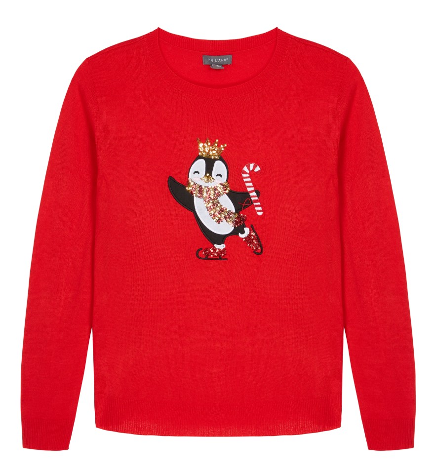 This party-loving penguin knit will help you get in the festive spirit