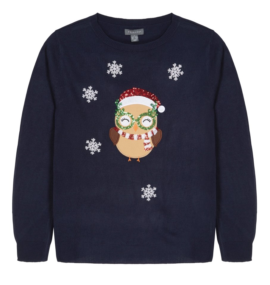 This £12 owl jumper is perfect for work Christmas parties 