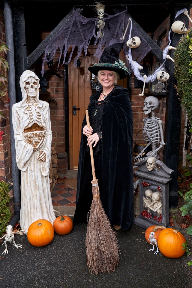 Queen of Scream Sue has spent £5,000 on her Halloween decorations