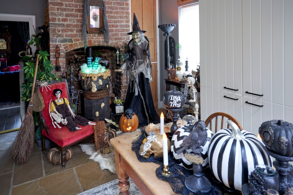 Sue has previously had people queuing down the street to brave her haunted house