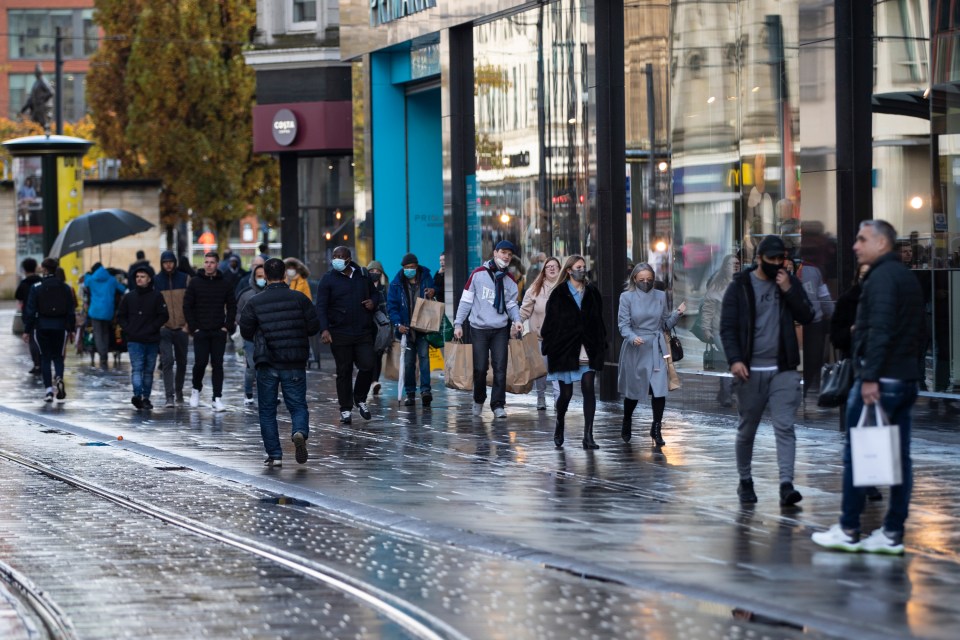 Despite the new restrictions, Mancunians headed out shopping this week