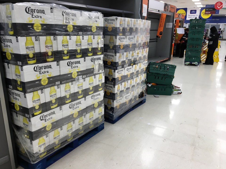 Customers can't even buy beer to see them through the lockdown