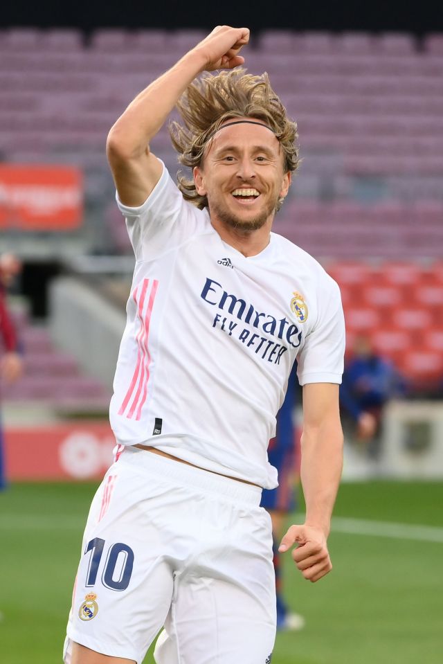 Luka Modric sealed the win in the 90th minute