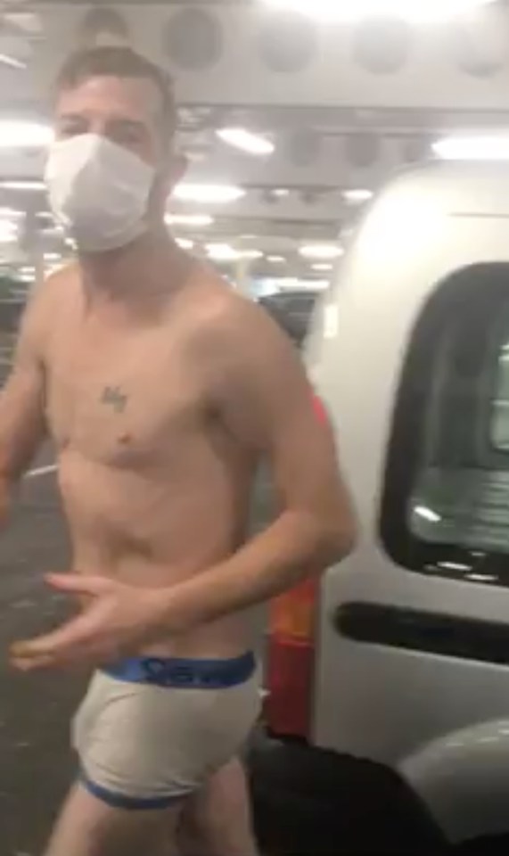 A dad tried to go into Tesco in just his pants amid the furore over what counts as essential