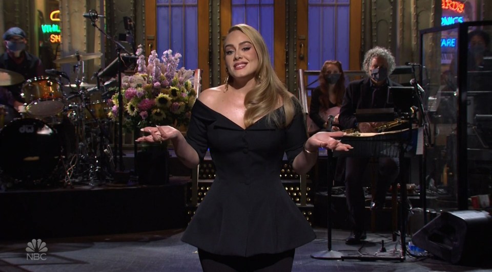 Adele looked gorgeous showing off her recent weight loss on SNL