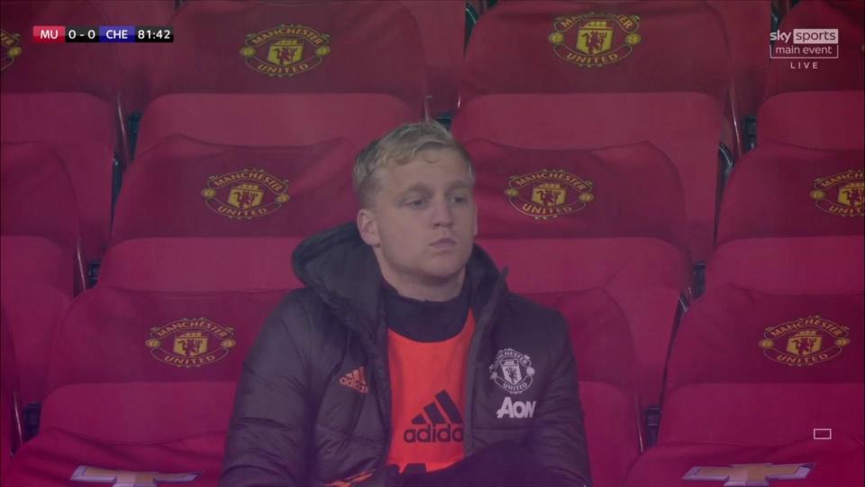 Patrice Evra claims Man Utd don't need Donny van de Beek after he was left on the bench against Chelsea