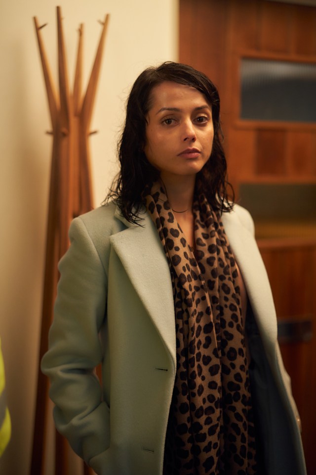 Amrita Acharia plays Holly – the sister of missing Elise