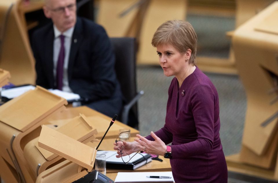 Nicola Sturgeon made the announcement to Parliament earlier today