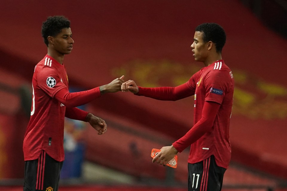 Rashford and Greenwood will hope to lead the line together vs Arsenal