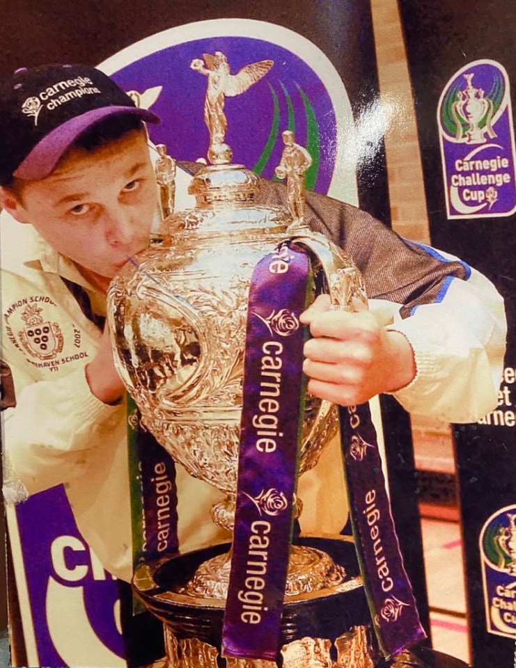 James Donaldson first got his hands on the trophy as a 14-year-old schoolboy