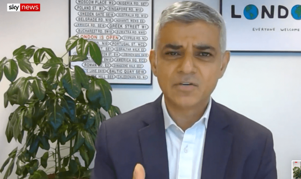 Sadiq Khan has piled pressure on the PM to escalate London's lockdown measures