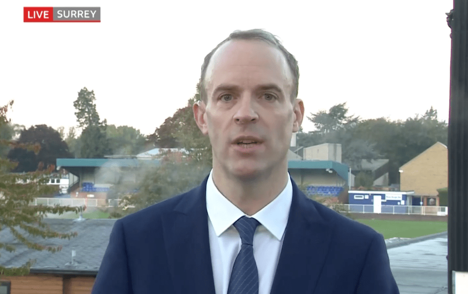 Dominic Raab warned they would keep powers to impose lockdowns "in reserve" 